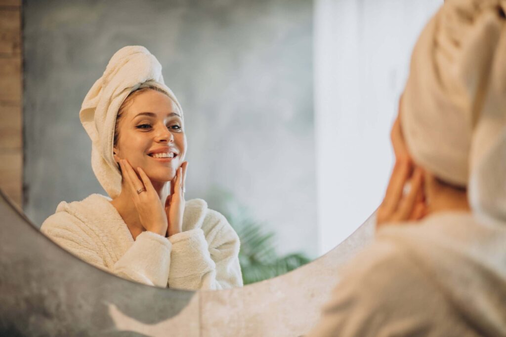 Procedimento de peeling facial