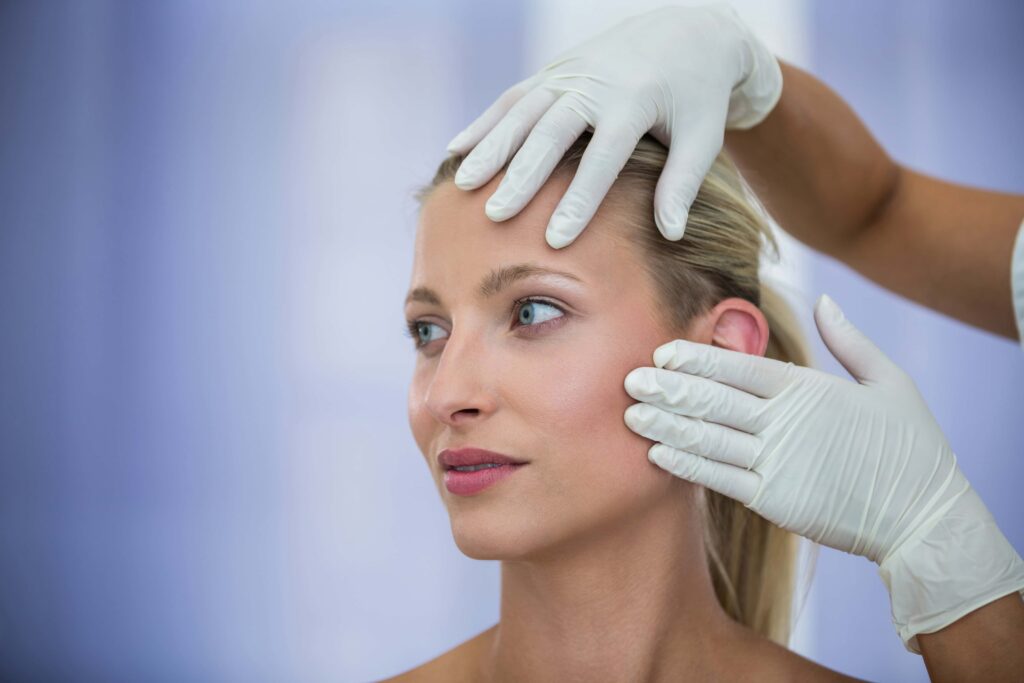 Procedimento de preenchimento facial